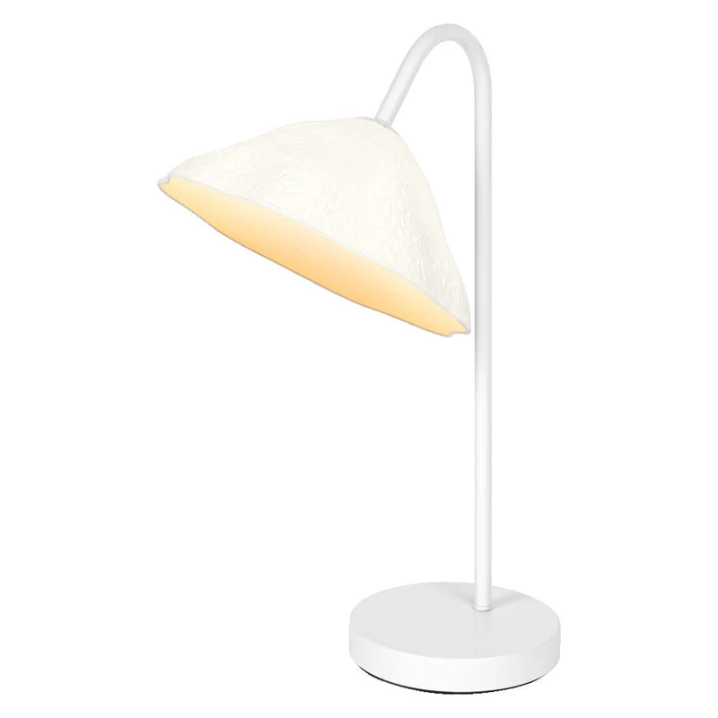 LEDVANCE DECOR Lampe de table Decor Lotus Leaf blanche, E14, dimmable