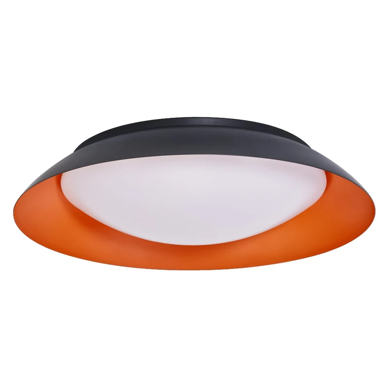 LEDVANCE ORBIS Plafonnier plaque 45W 480mm noir/orange