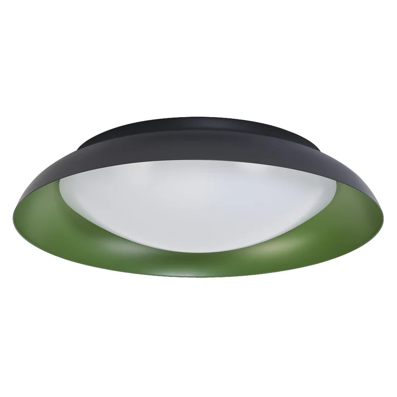 LEDVANCE ORBIS Plafonnier plaque 35W 430mm noir/vert
