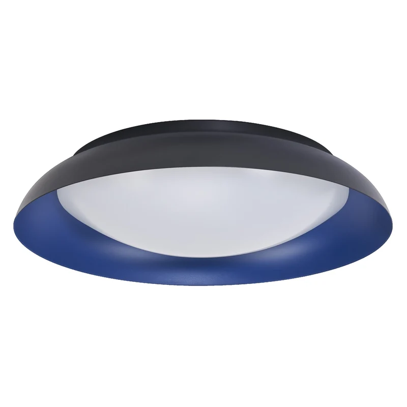 LEDVANCE ORBIS Plafonnier Plate 45W 480mm noir/bleu