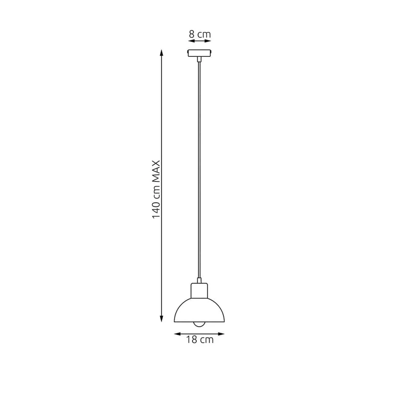 Suspension Bois Noir