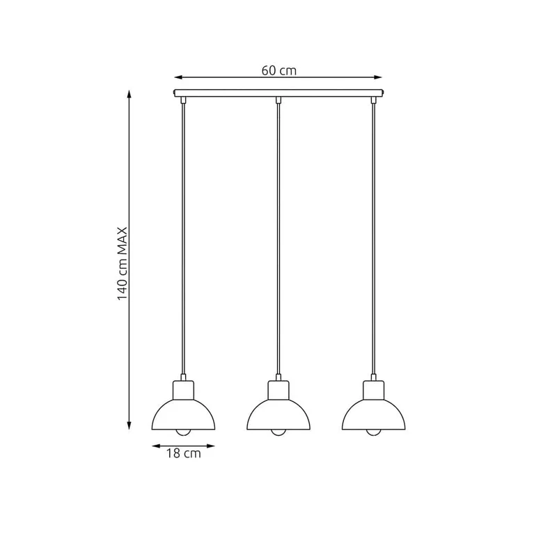 Suspension Blanc Scandinave Salle a Manger