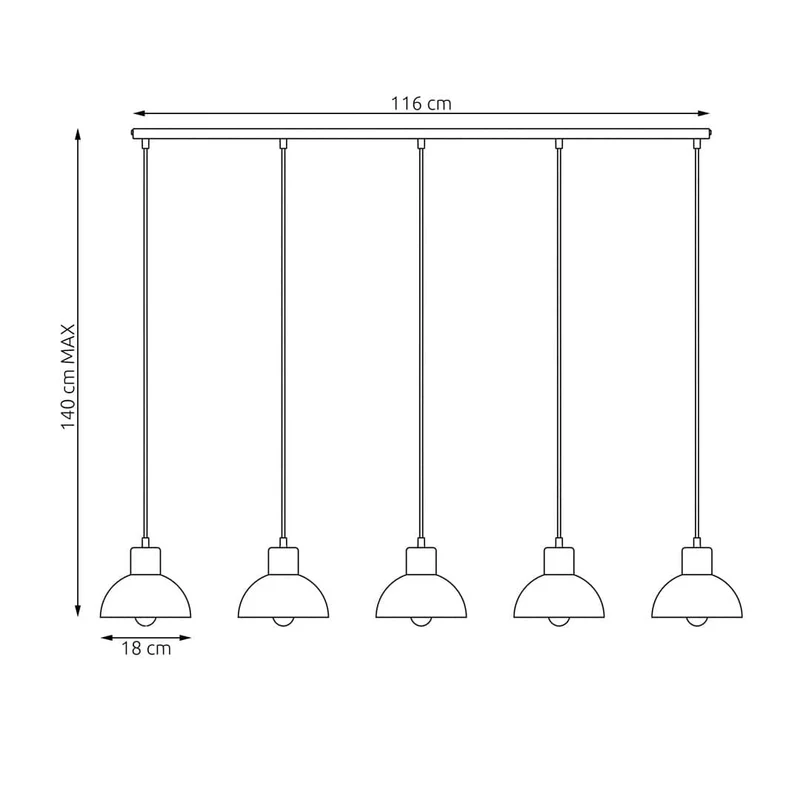 Suspension Blanc Scandinave Salle a Manger