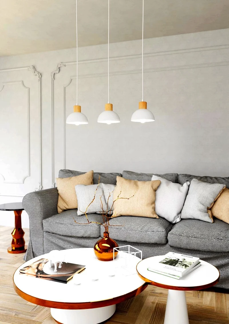 Suspension Blanc Scandinave Salle a Manger