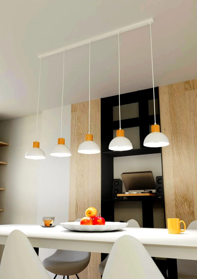 Suspension Blanc Scandinave Salle a Manger