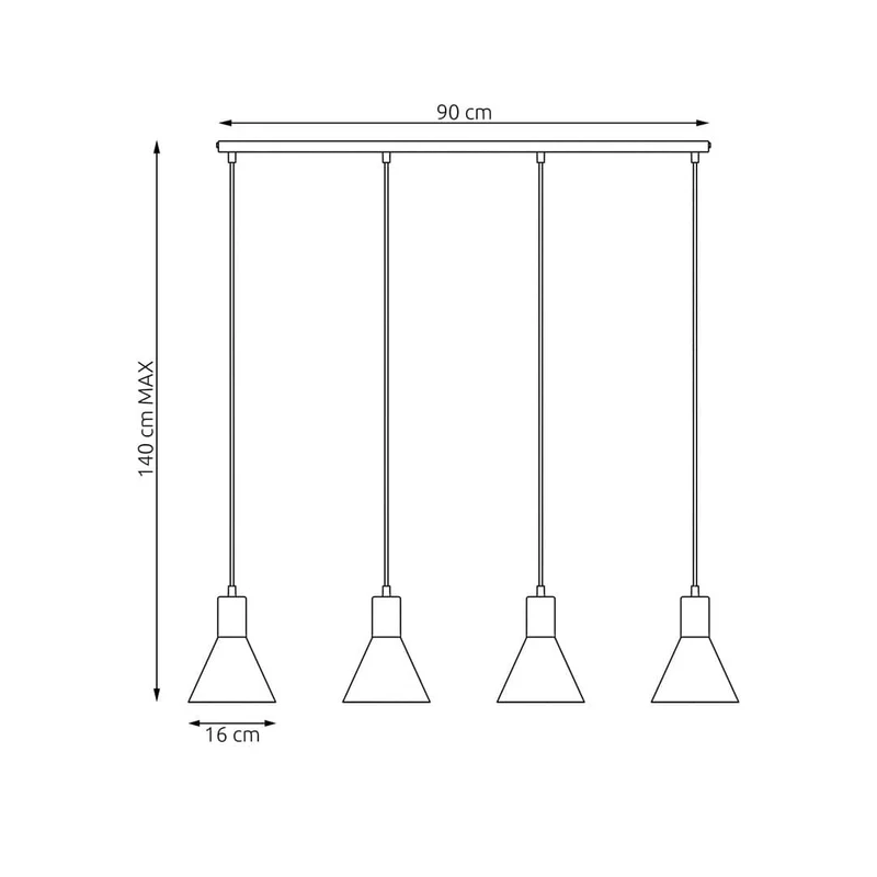 Suspensions Blanches Table de Salon