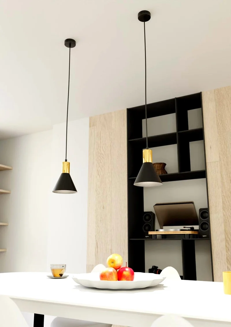 Lampe Suspension Noir Cuisine Pas Cher