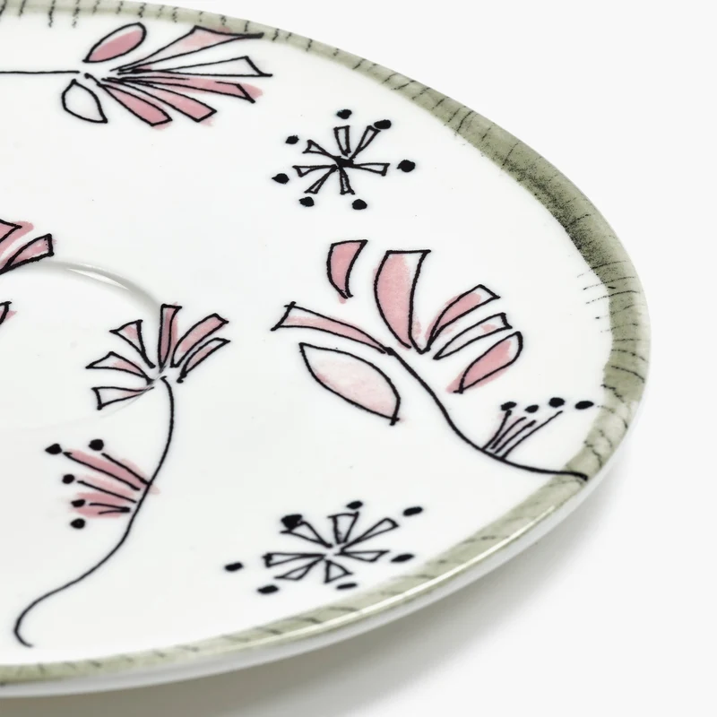 Serax Midnight Flowers Saucer Soup Bowl