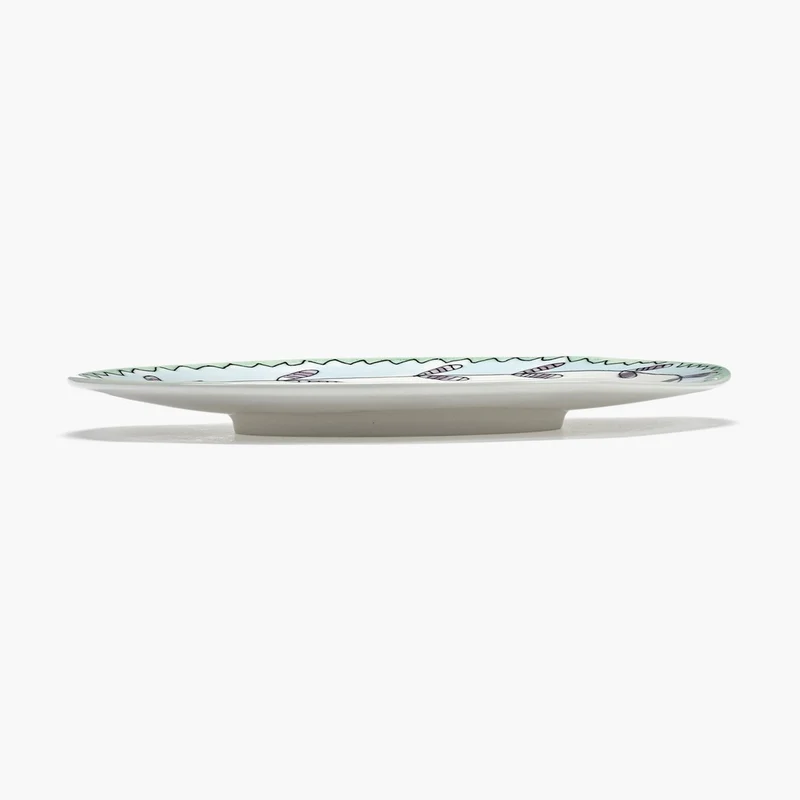 Serax Midnight Flowers Saucer Soup Bowl