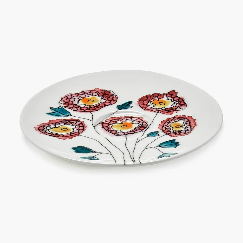 Serax Midnight Flowers Saucer Coffee Cup Low