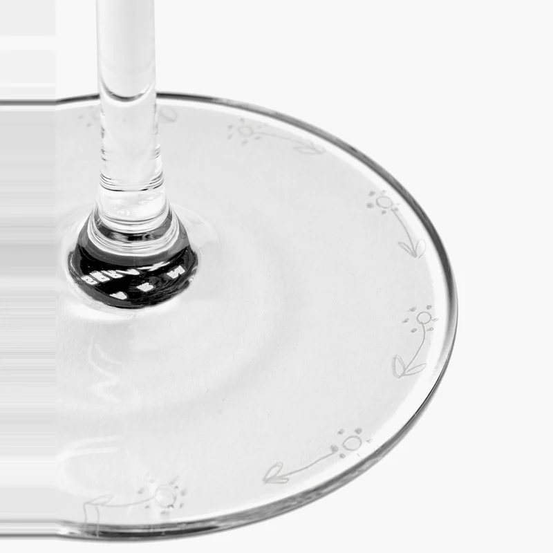 Serax Midnight Flowers Red Wine Glass