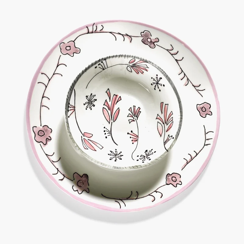 Serax Midnight Flowers Low Bowl