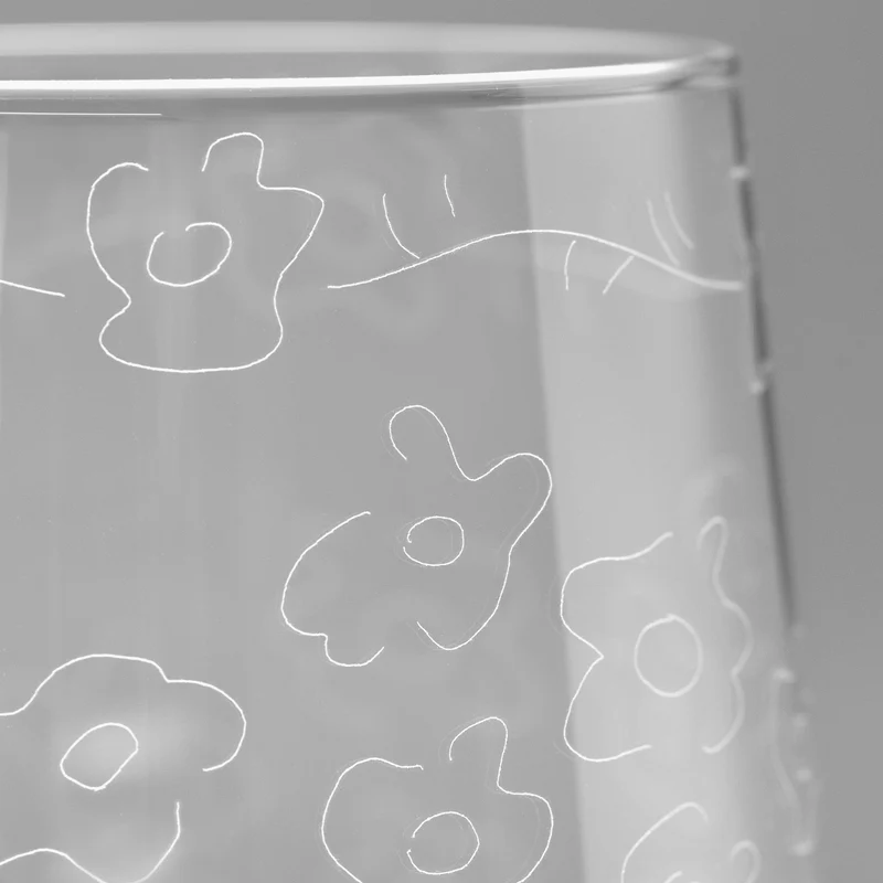 Serax Midnight Flowers Glass