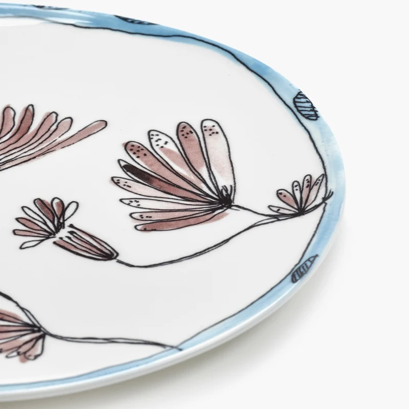 Serax Midnight Flowers Dinner Plate