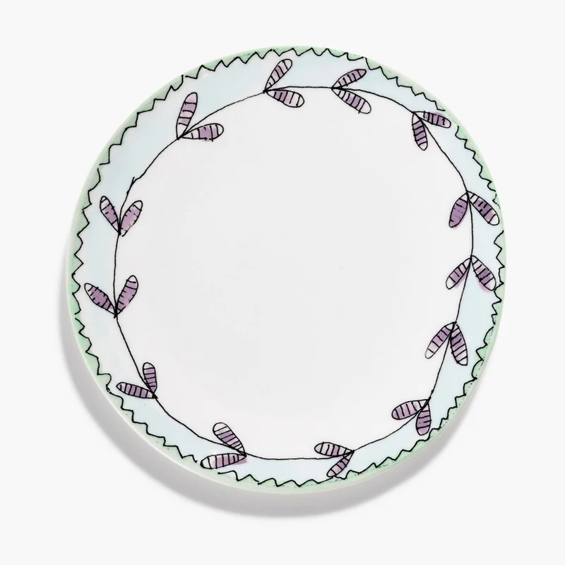 Serax Midnight Flowers Dessert Plate