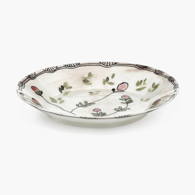 Serax Midnight Flowers Deep Plate