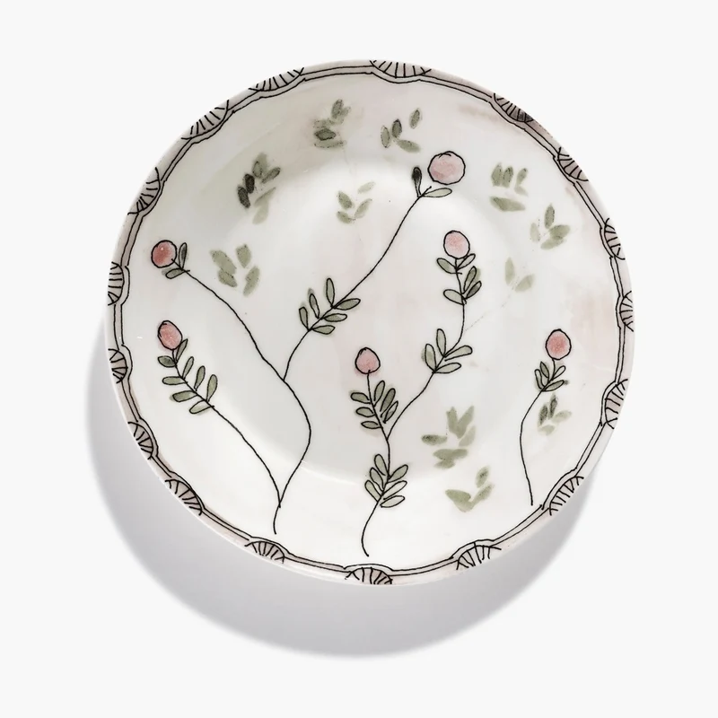 Serax Midnight Flowers Deep Plate