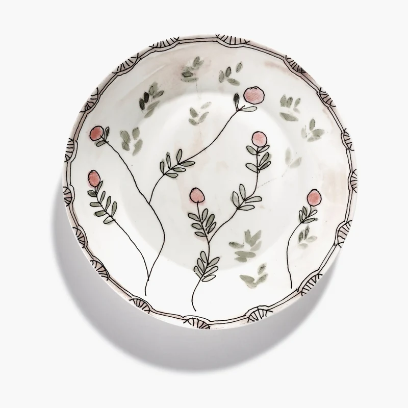 Serax Midnight Flowers Deep Plate