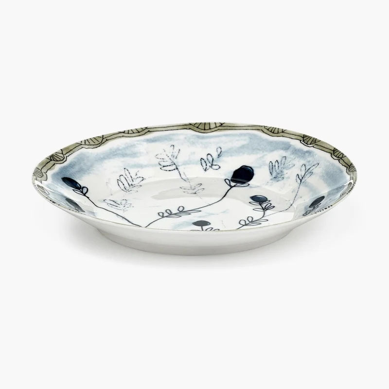 Serax Midnight Flowers Deep Plate