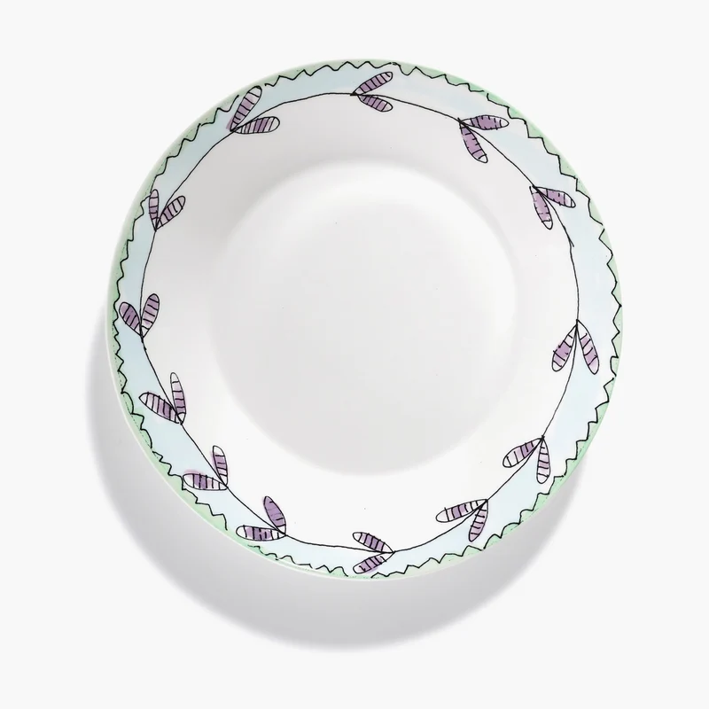 Serax Midnight Flowers Deep Plate