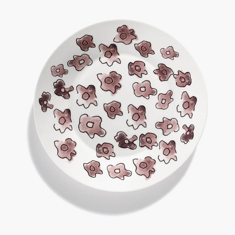 Serax Midnight Flowers Deep Plate