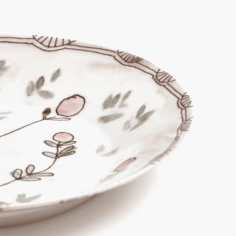 Serax Midnight Flowers Deep Plate