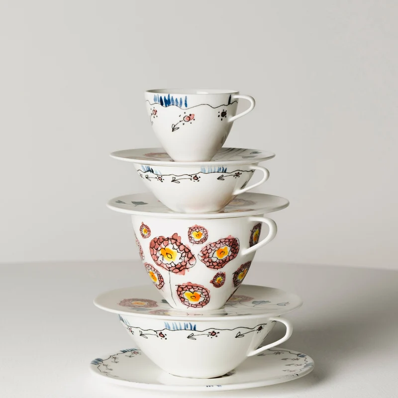 Serax Midnight Flowers Coffee Cup High