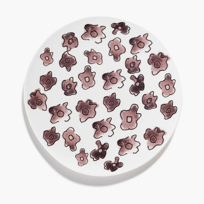 Serax Midnight Flowers Breakfast Plate