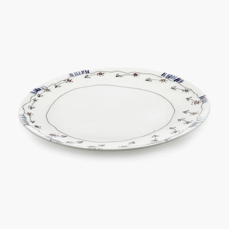 Serax Midnight Flowers Breakfast Plate