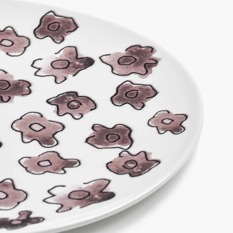 Serax Midnight Flowers Breakfast Plate