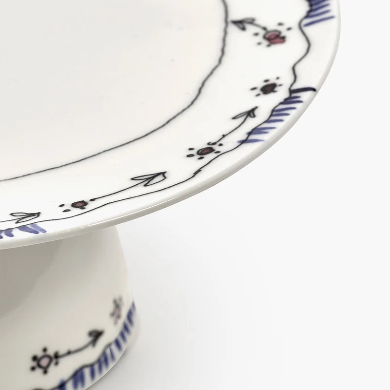 Serax Midnight Flowers Cake Stand