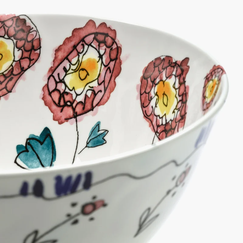 Serax Midnight Flowers Bowl