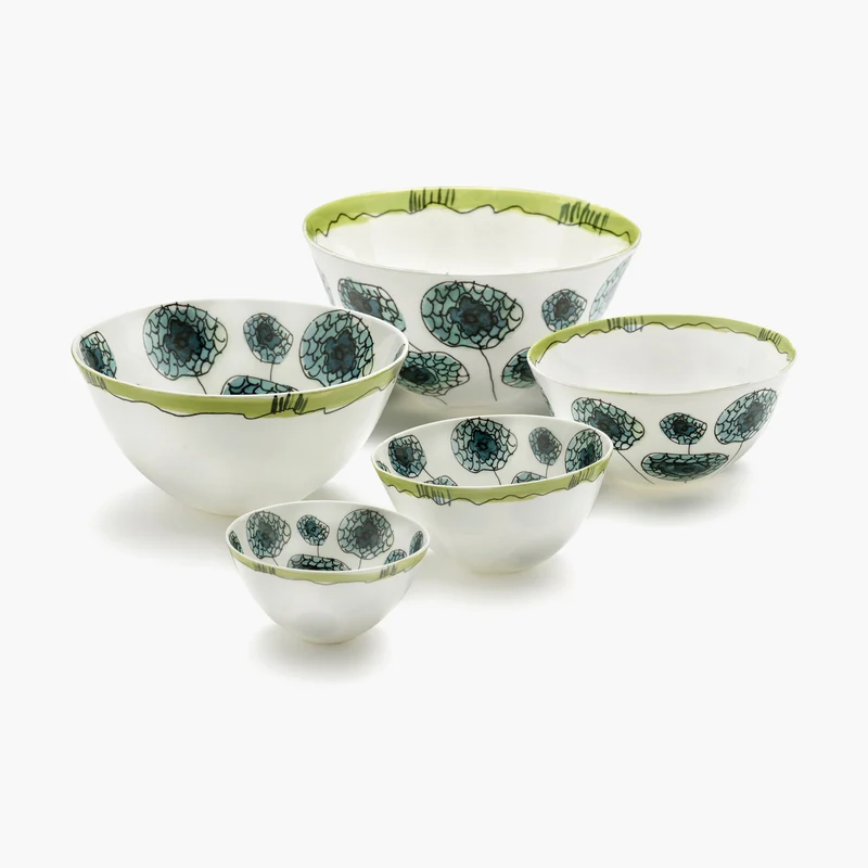 Serax Midnight Flowers Bowl