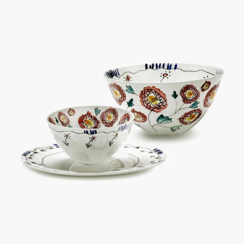 Serax Midnight Flowers Bowl