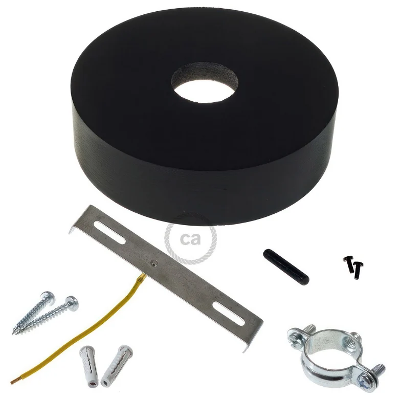 Wooden rosette kit for 3XL cord