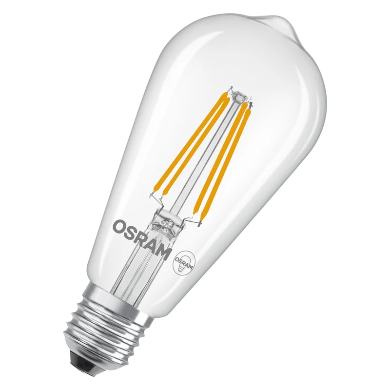 OSRAM Ampoule LED Globe + Filament EEK A, E27, 7.2W, 1521lm, Blanc chaud