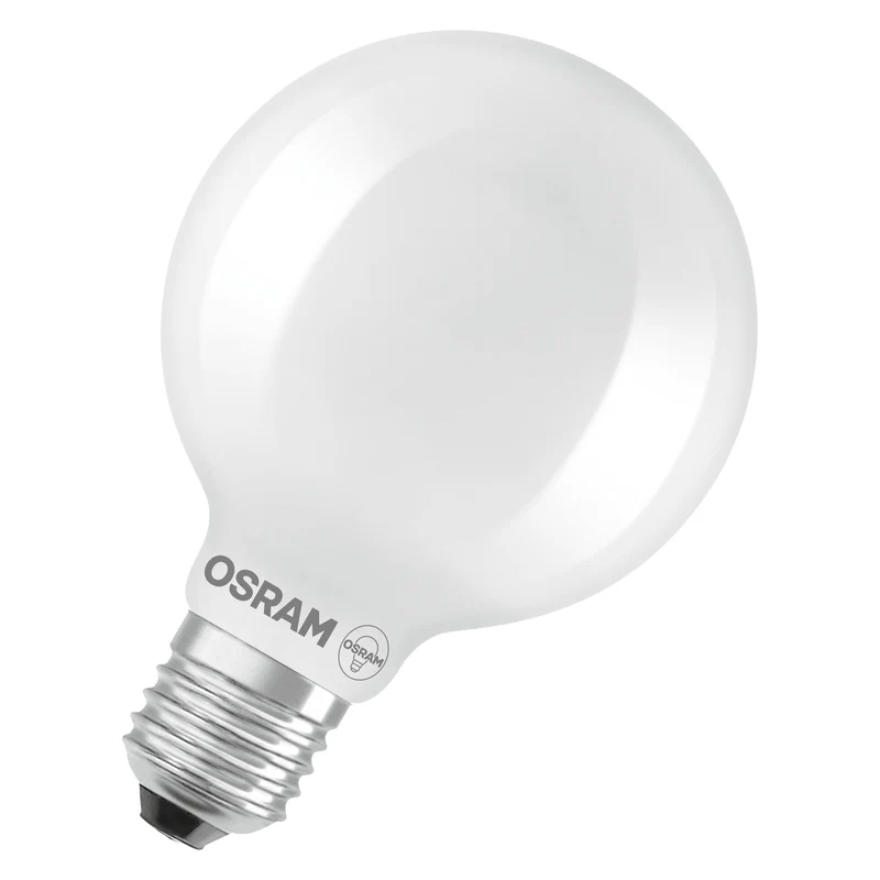 OSRAM lampe globe LED avec filament EEK A, E27, 5W, 2700K, blanc chaud
