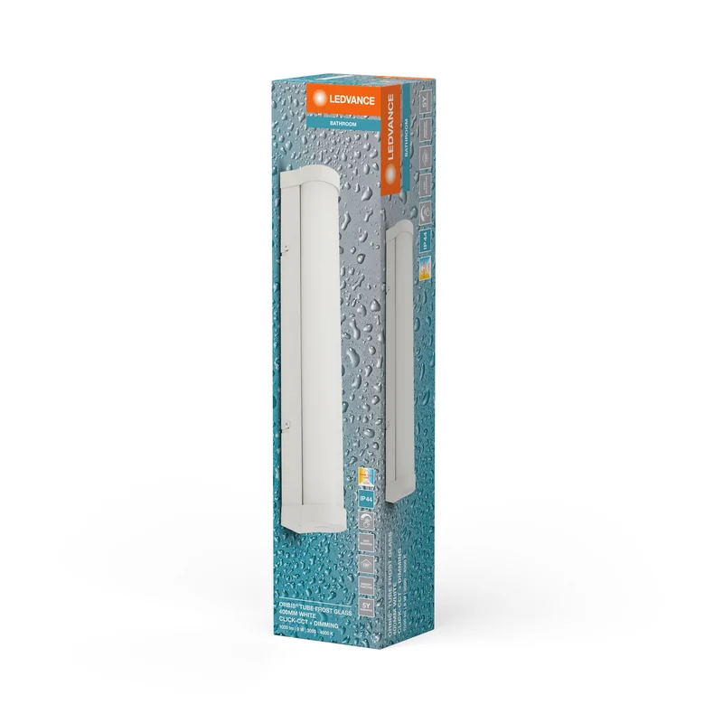 LEDVANCE ORBIS Tube miroir/applique salle de bain verre dépoli 9W 40cm dimmable blanc