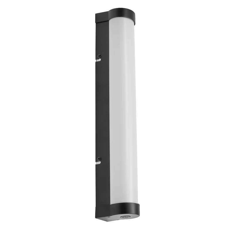 LEDVANCE ORBIS Tube miroir/applique salle de bain verre dépoli 9W 40cm noir