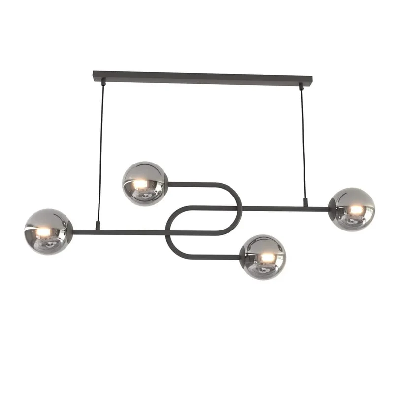 Suspension lumineuse noir pas cher Chambre d'Hotel