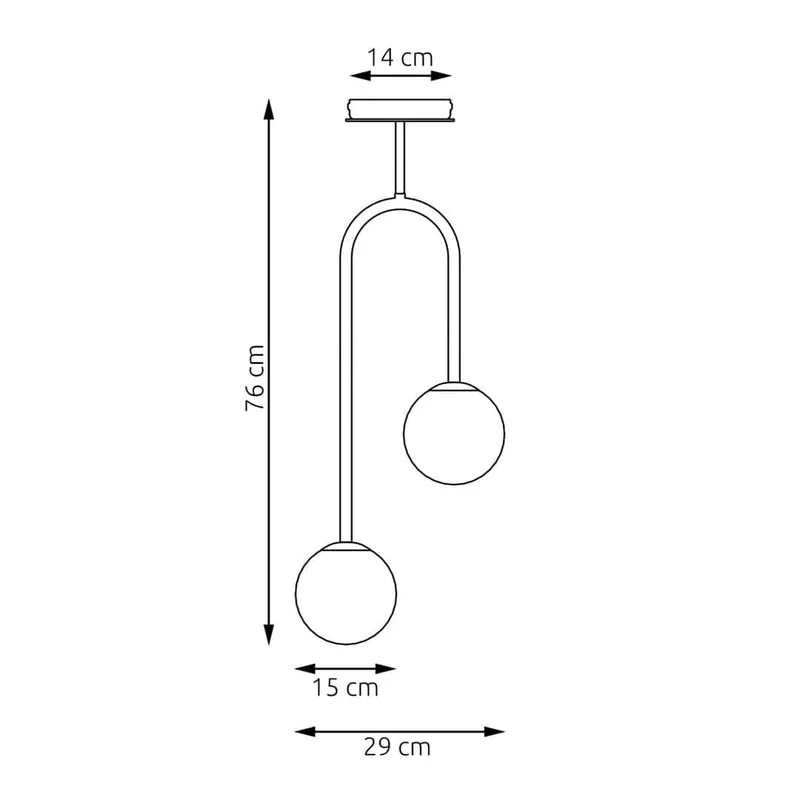 Suspension lumineuse noir pas cher pour Bureau