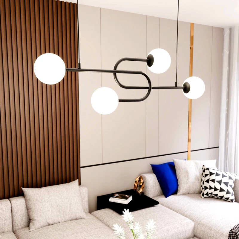 Suspension lumineuse pour Chambre minimaliste
