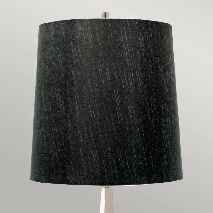 Lampadaire Noir Pied Argenté Bureau