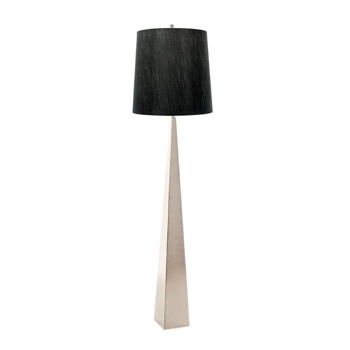 Lampadaire Noir Pied Argenté Bureau