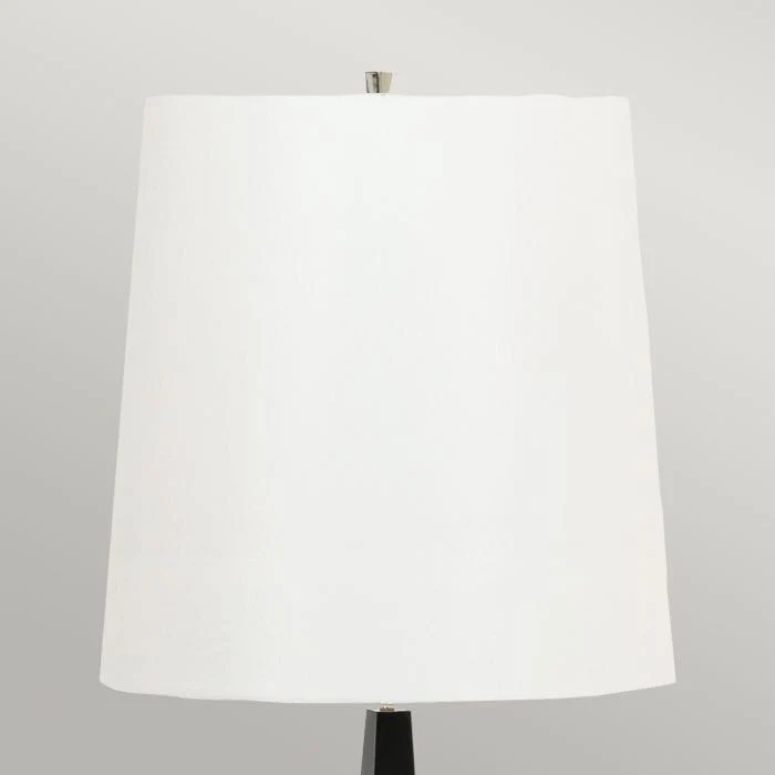 Lampadaire Noir Abat Jour Blanc Salon