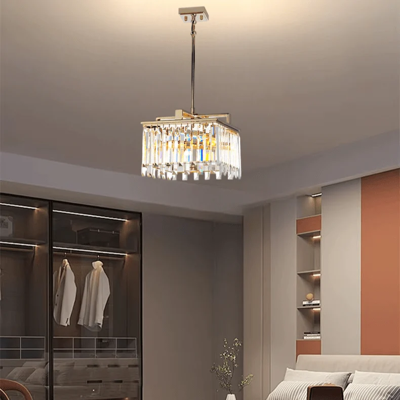 Lustre moderne en verre Salon