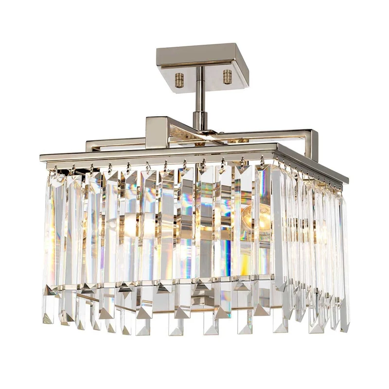 Lustre moderne en verre Salon