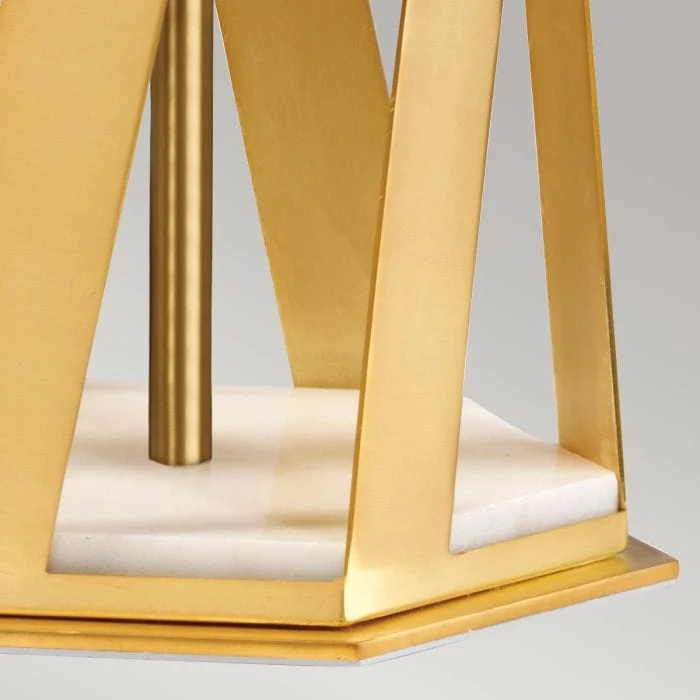 Lampe de table blanche et dore Salon
