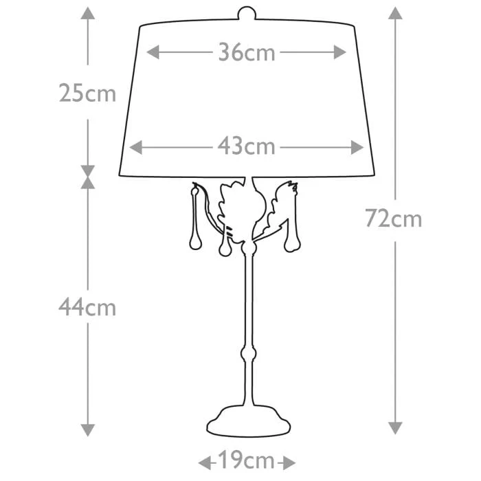 Lampe de table luxe Salon