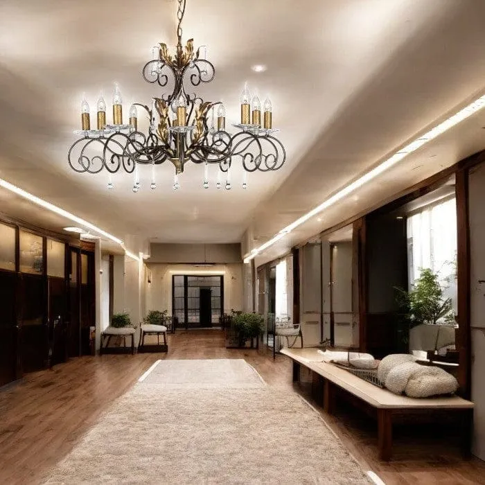 Lustre vintage chandelier Salon